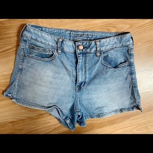 American Eagle High Rise Super Stretch Denim Short